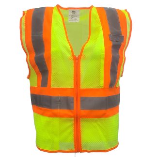 Zip, Contrasting Mesh Vest – JS1103