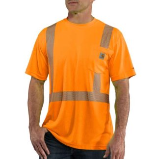 Carhartt Hi-Vis T-Shirt, Force, Class 2, 100495-824 (Safety Orange)