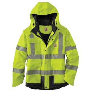 Carhartt Hi-Vis Waterproof Sherwood Safety Jacket - 100787 / 100694