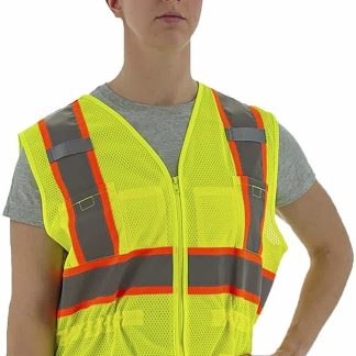Women's Mesh Vest with DOT Striping 75-3209W