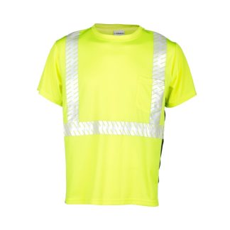 Kishigo Class 2 Premium Black Series Breathable Tape T-Shirt - Lime - 9114